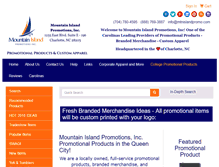 Tablet Screenshot of mtnislandpromo.com
